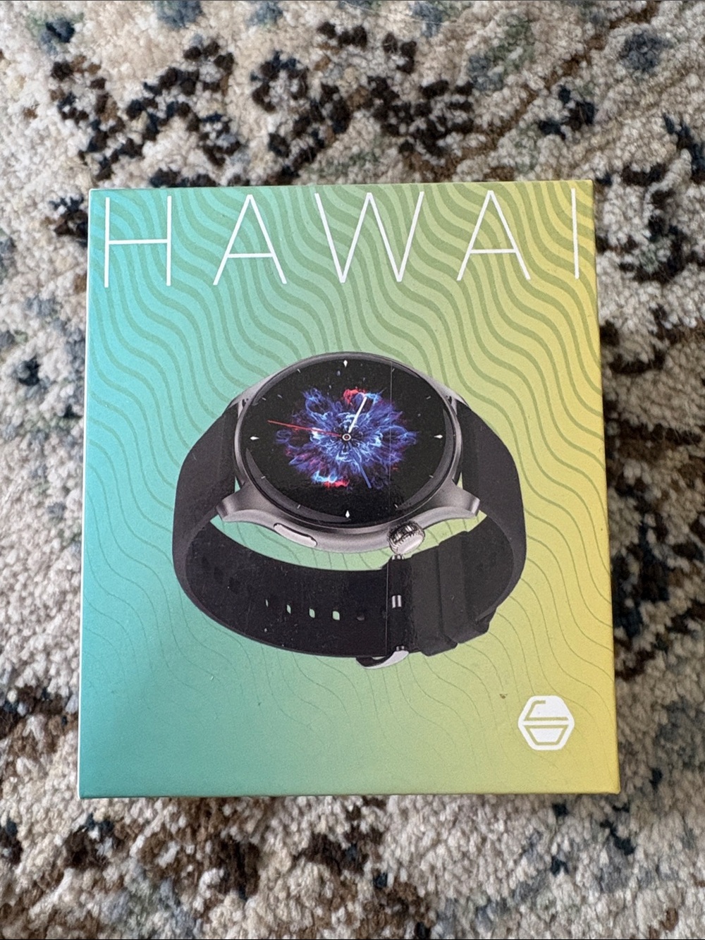 Round Smartwatch in Black - Fitness & Notification Tracker